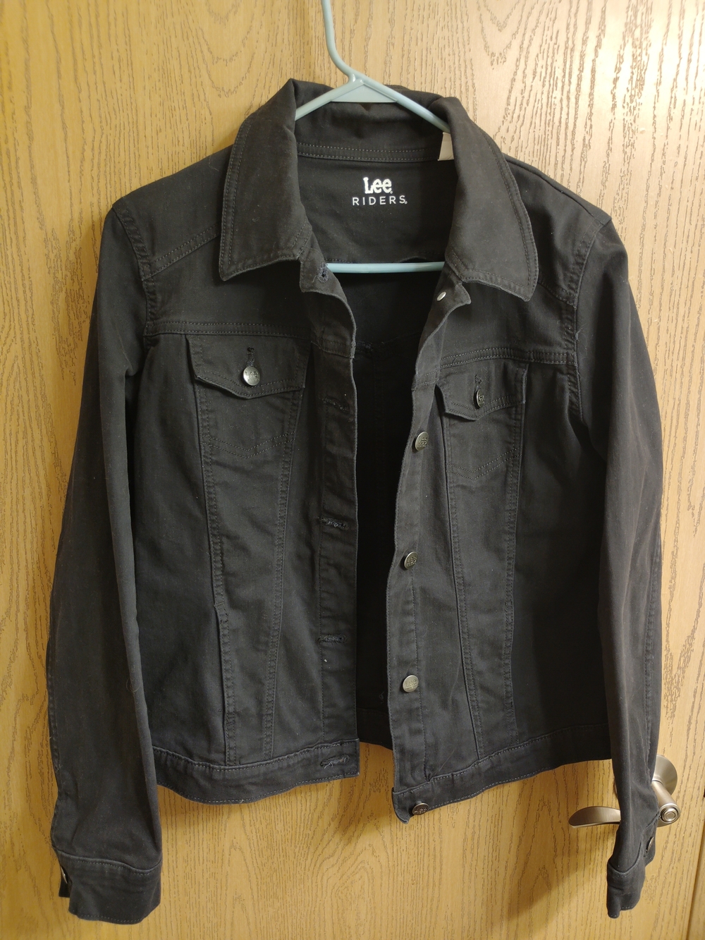 Riders by Lee Black Lightweight Denim Shirt Jacket